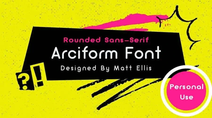 Arciform Font