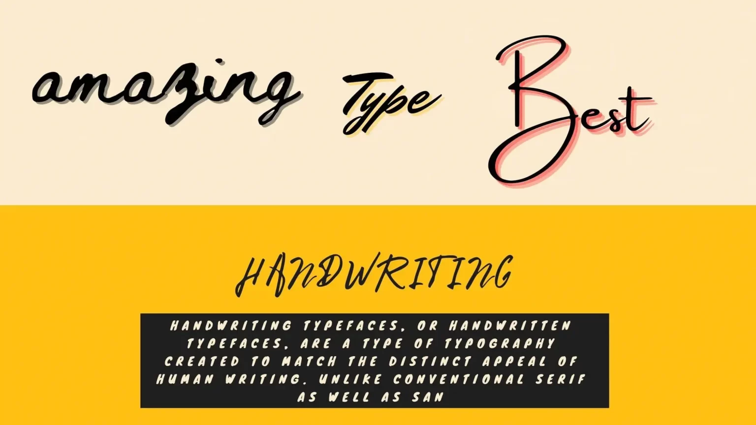 Handwritten Font